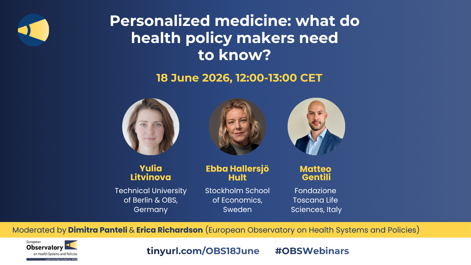Personalized medicine webinar banner