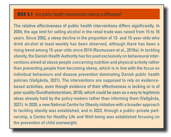 Are public health interventions making a difference?
