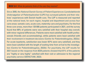 What do patients think of the care they receive?