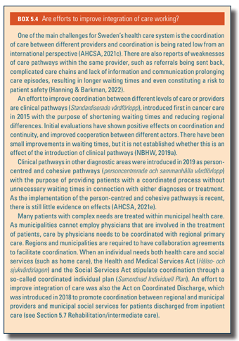 Are efforts to improve integration of care working?