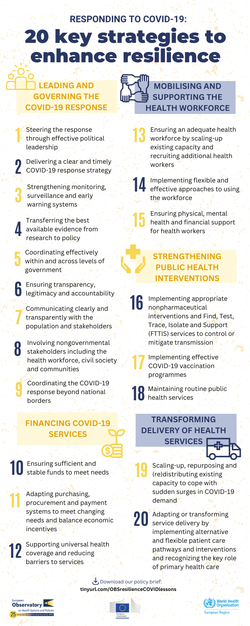 20 key strategies to enhance resilience
