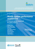 Health system performance assessment: A renewed global framework for policy-making